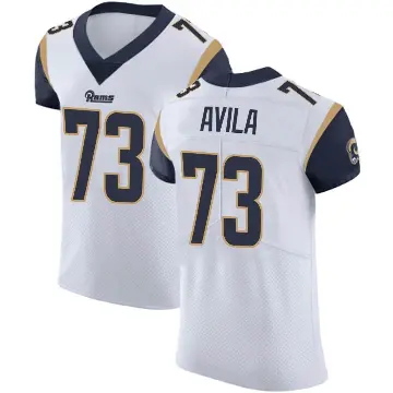＃73 Men's Steve Avila White Elite Los Angeles Rams Vapor Untouchable Jersey