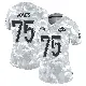 ＃75 Women's Deacon Jones Arctic Camo Limited Los Angeles Rams 2024 Salute to Service Jersey