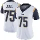 ＃75 Women's Deacon Jones White Limited Los Angeles Rams Vapor Untouchable Jersey