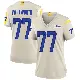 ＃77 Women's Andrew Whitworth Game Los Angeles Rams Bone Jersey