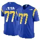 ＃77 Youth Alaric Jackson Royal Limited Los Angeles Rams Vapor F.U.S.E. Jersey