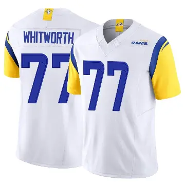 ＃77 Youth Andrew Whitworth White Limited Los Angeles Rams Vapor F.U.S.E. Jersey