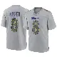 ＃8 Men's Brett Maher Gray Game Los Angeles Rams Atmosphere Fashion Jersey