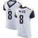 ＃8 Men's Brett Maher White Elite Los Angeles Rams Vapor Untouchable Jersey