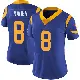 ＃8 Women's Brett Maher Royal Limited Los Angeles Rams Alternate Vapor Untouchable Jersey