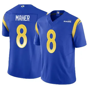 ＃8 Youth Brett Maher Royal Limited Los Angeles Rams Vapor F.U.S.E. Jersey