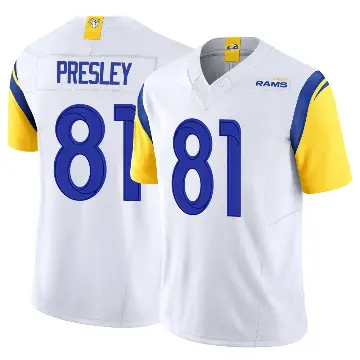 ＃81 Youth Brennan Presley White Limited Los Angeles Rams Vapor F.U.S.E. Jersey