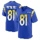 ＃81 Youth Jamal Pettigrew Royal Game Los Angeles Rams Alternate Jersey