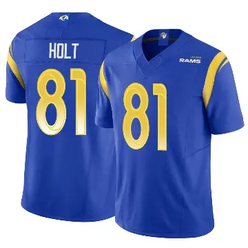＃81 Youth Torry Holt Royal Limited Los Angeles Rams Vapor F.U.S.E. Jersey
