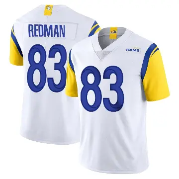 ＃83 Men's Mark Redman White Limited Los Angeles Rams Vapor Untouchable Jersey