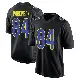 ＃84 Men's Colby Parkinson Black Game Los Angeles Rams Fashion Jersey