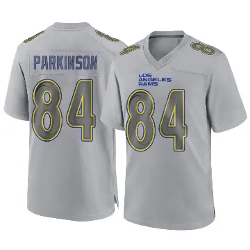 ＃84 Youth Colby Parkinson Gray Game Los Angeles Rams Atmosphere Fashion Jersey