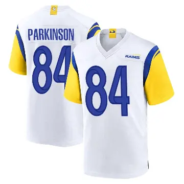 ＃84 Youth Colby Parkinson White Game Los Angeles Rams Jersey