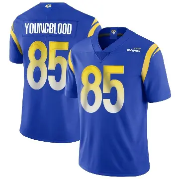 ＃85 Men's Jack Youngblood Royal Limited Los Angeles Rams Alternate Vapor Untouchable Jersey
