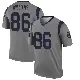 ＃86 Men's Mario Williams Gray Legend Los Angeles Rams Inverted Jersey