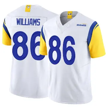 ＃86 Youth Mario Williams White Limited Los Angeles Rams Vapor F.U.S.E. Jersey