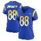 ＃88 Women's Jordan Whittington Royal Game Los Angeles Rams Alternate Jersey