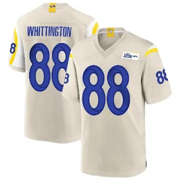 ＃88 Youth Jordan Whittington Game Los Angeles Rams Bone Jersey
