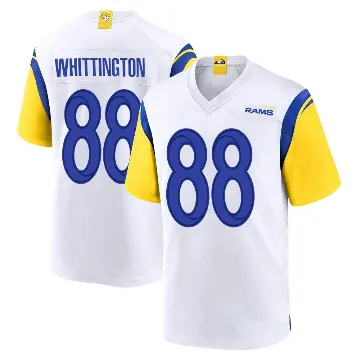 ＃88 Youth Jordan Whittington White Game Los Angeles Rams Jersey