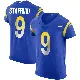 ＃9 Men's Matthew Stafford Royal Elite Los Angeles Rams Alternate Vapor Untouchable Jersey