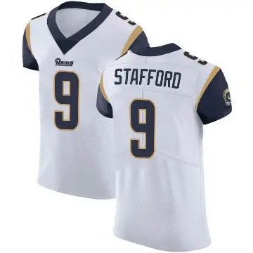 ＃9 Men's Matthew Stafford White Elite Los Angeles Rams Vapor Untouchable Jersey