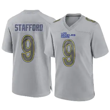 ＃9 Youth Matthew Stafford Gray Game Los Angeles Rams Atmosphere Fashion Jersey