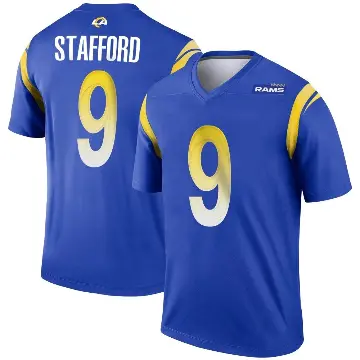 ＃9 Youth Matthew Stafford Royal Legend Los Angeles Rams Jersey