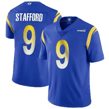＃9 Youth Matthew Stafford Royal Limited Los Angeles Rams Alternate Vapor Untouchable Jersey