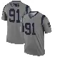 ＃91 Men's Kobie Turner Gray Legend Los Angeles Rams Inverted Jersey