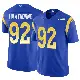 ＃92 Men's Decarius Hawthorne Royal Limited Los Angeles Rams Vapor F.U.S.E. Jersey