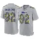 ＃92 Youth Decarius Hawthorne Gray Game Los Angeles Rams Atmosphere Fashion Jersey
