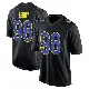 ＃98 Youth Da'Jon Terry Black Game Los Angeles Rams Fashion Jersey